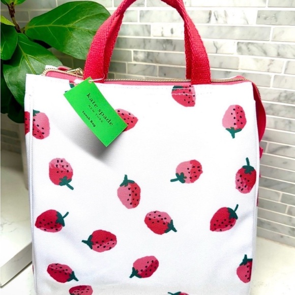 kate spade Handbags - Kate Spade Strawberry Insulated Lunch Tote